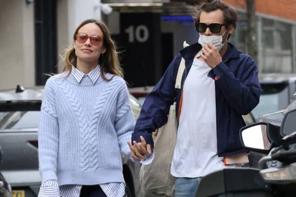 Harry Styles and Olivia Wilde seen in London (Pic:Getty)