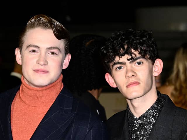 Kit Connor (left) came out as bisexual in a tweet.