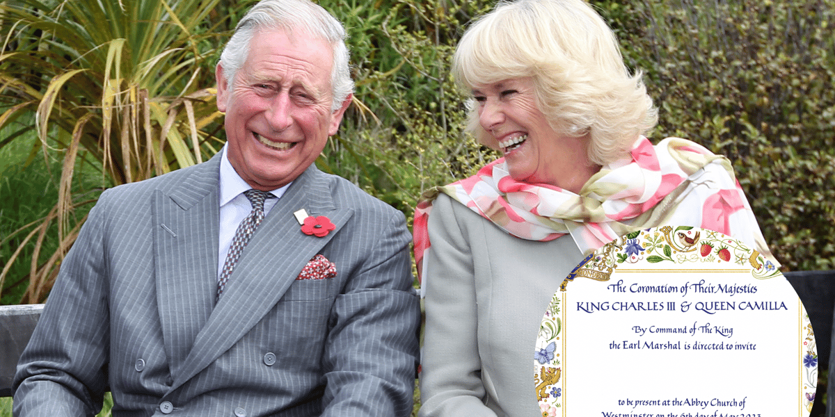 First look at King Charles coronation invites - Camilla awarded special royal title
