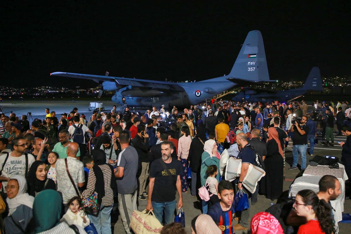 Evacuation flights begin to bring British nationals home from Sudan