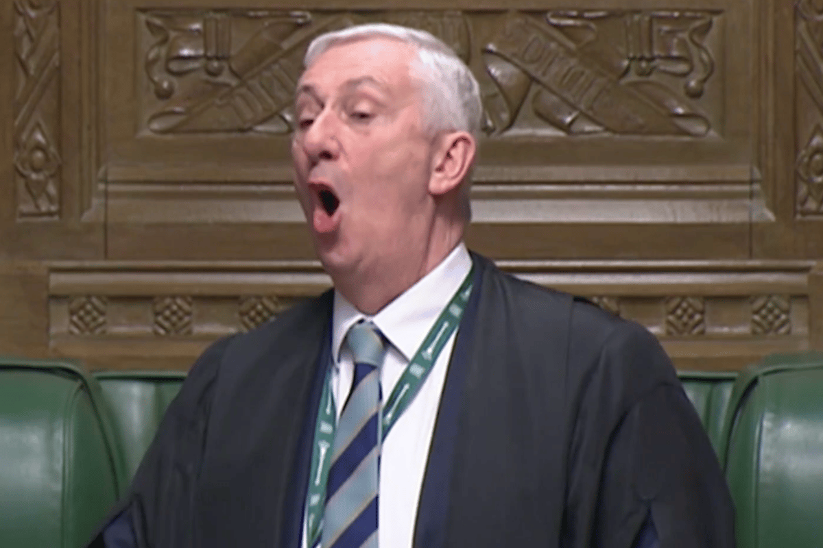 Watch the moment House of Commons Speaker 'snaps' at major Tory MP