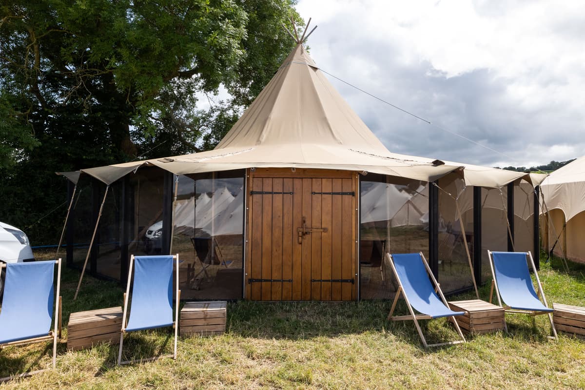 Inside the 'poshest' Glastonbury tent setting festivalgoers back £24k