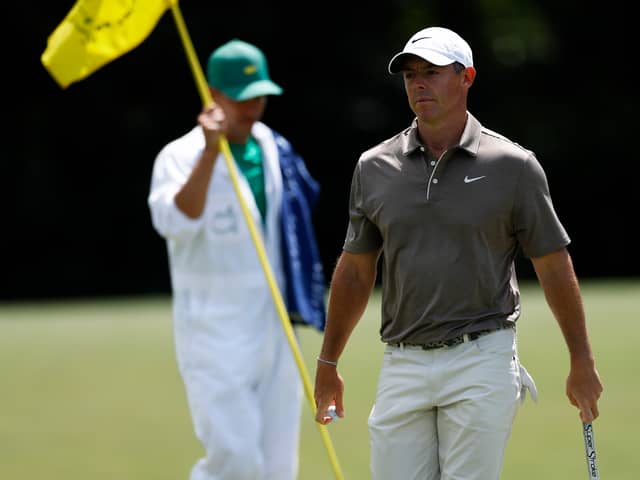 Rory McIlroy shot a level par 72 on day one of The Masters