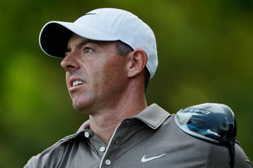 Rory McIlroy is seven shots off the lead after an opening day 72 at Augusta National