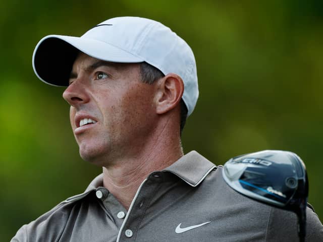 Rory McIlroy is seven shots off the lead after an opening day 72 at Augusta National