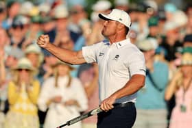Bryson DeChambeau shot a three-under-par 69 at the Masters on Saturday
