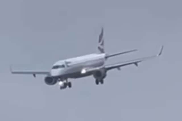 Jacob Bushe caught the moment the flight wobbled in the air as it came ...