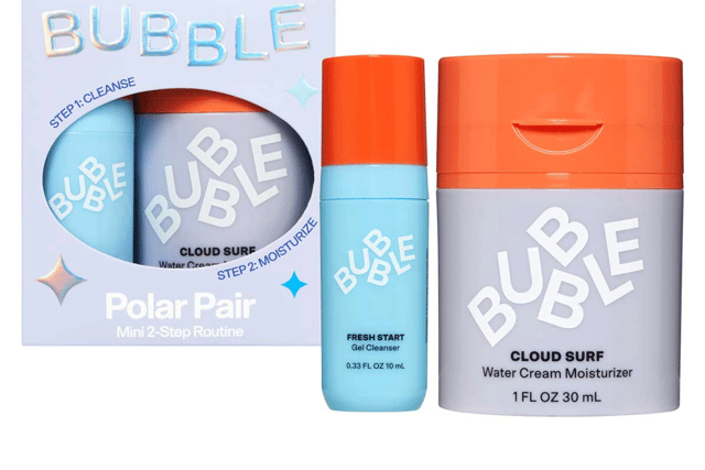 Bubble's skincare range is already proving popular