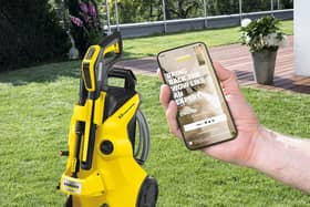 The Karcher K 4 Power Control even has an accompanying app