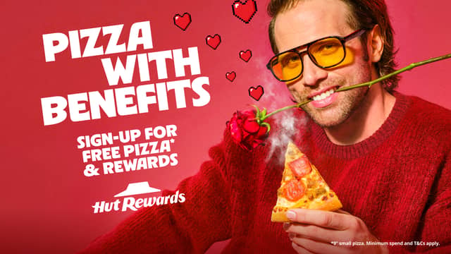 Customers new and existing who sign up before 19th April will also get a free small pizza* as our first date treat