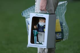 The Masters gnome is hot property and very much in demand at Augusta National this week