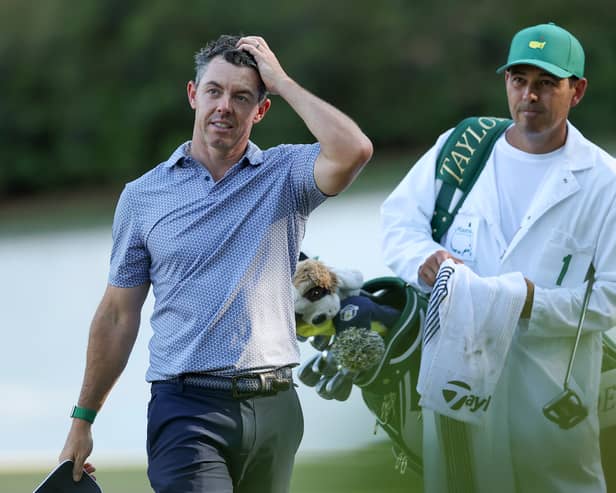 Rory McIlroy had plenty of head-scratching moments during his third-round at The Masters
