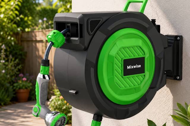 The Mixwise retractable hose reel is currently discounted with an extra voucher on Amazon.