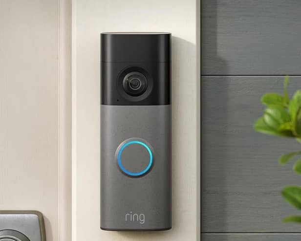 The newest-generation Ring Battery Video Doorbell includes a wireless design and no-drill mounting system