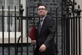 Prime Minister Andy Burnham on his way to PMQs on Wednesday (Stefan Rousseau/PA)