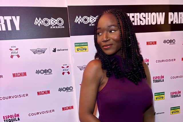 Chinenye Mbakwe at MOBOS awards VIP red carpet 2026