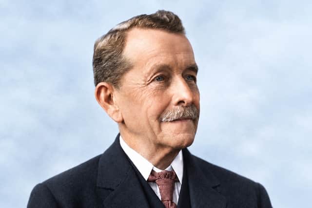 An image of William Dent Priestman that I have colourised