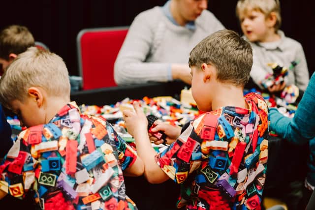Visitors browse the specialist traders at a National Brick Events show. The event makes its Northern Ireland debut in Coleraine on 17 and 18 October.