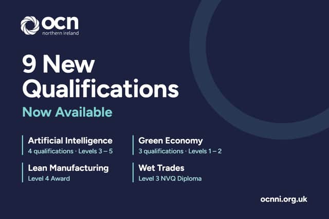 OCN NI new qualifications- launched October 2026