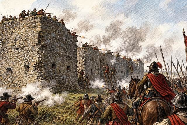 The attack on Castlederg castle October 1641