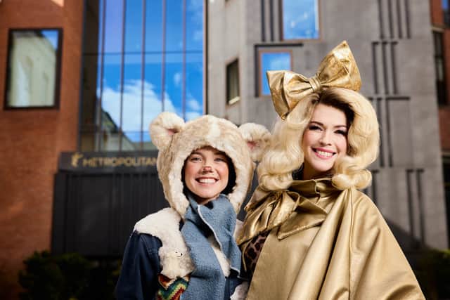 Ellen Conway as Baby Bear and Orla Mullan as Goldilocks