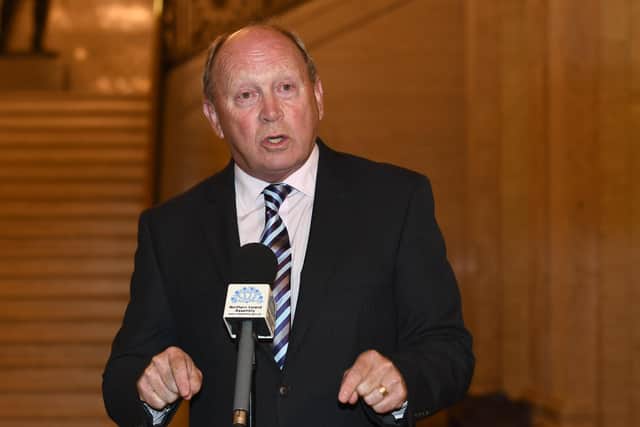 Jim Allister QC is TUV leader and MLA for North Antrim.
     Photo Colm Lenaghan/Pacemaker Press