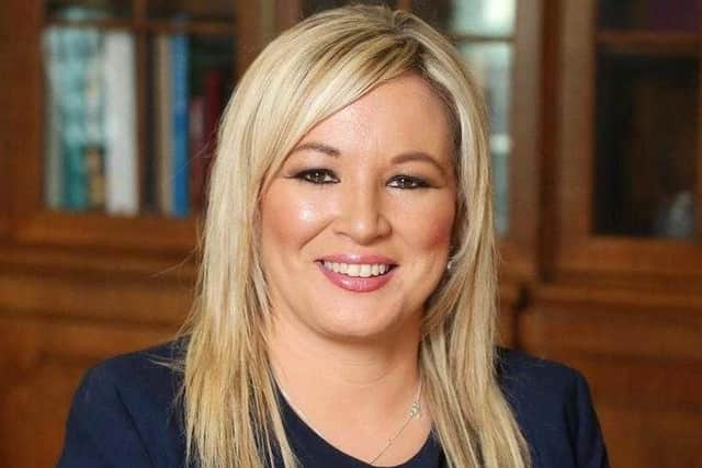 Sinn Fein deputy leader, Michelle O'Neill.