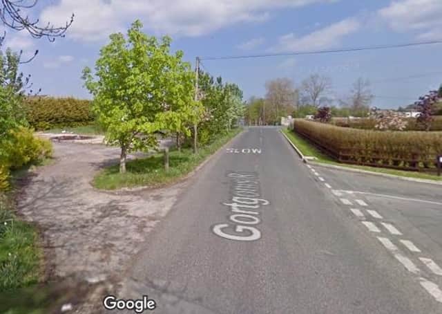 Google Streetview of the Gortonis Road in Coalisland