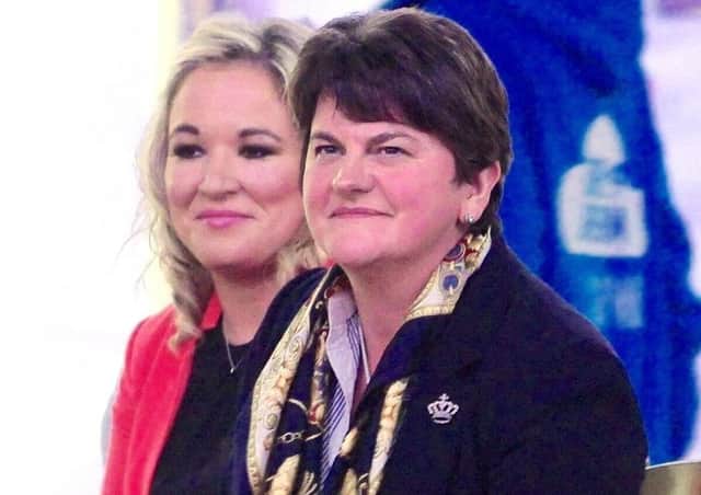 Michelle O'Neill of Sinn Fein (left) and Arlene Foster will lead their parties as talks aimed at restoring Stormont begin again