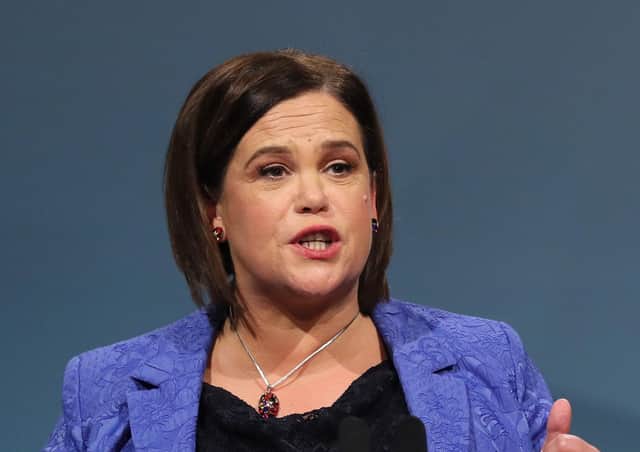 Sinn Fein President Mary Lou McDonald is leading her party's calls for a border poll: Photo: Brian Lawless/PA Wire