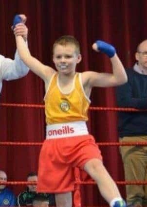 A picture of young boxer Eoin Hamill released by his family