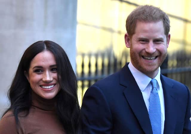 Harry and Meghan issued a personal message on their future
