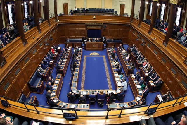 MLAs back in the chamber at Stormont on Saturday for the first time in three years