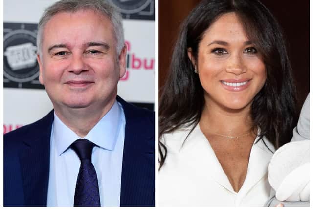 Eamonn Holmes and the Duchess of Sussex, Meghan Markle.