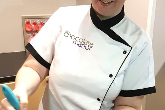 Chocolatier Geri Martin of Chocolate Manor in Coleraine is set to shape Northern Ireland’s first chocolate experience centre