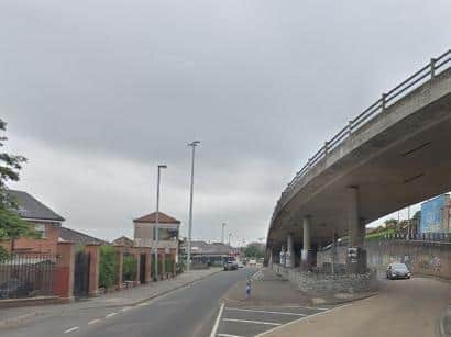 The vehicle was found abandoned under the Lecky Road, flyover in Londonderry. (Photo: Google Maps)