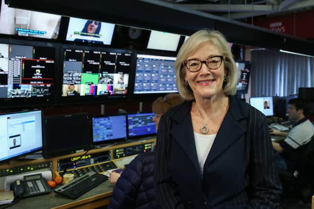 Wendy Austin on her last day at the BBC