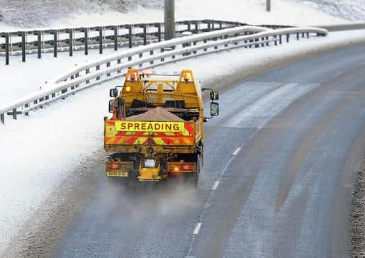 There will be ice on some stretches of road on Tuesday morning.