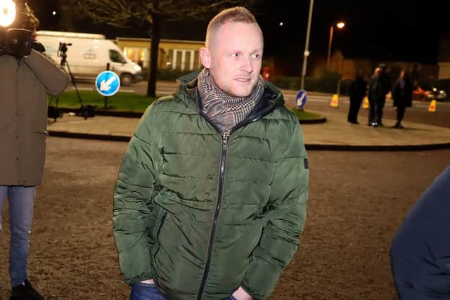 The loyalist Jamie Bryson: "We celebrate the breaking the back of EU harmonisation but all our energy must now be on frustrating, with every legal tool at our disposal, an economic united Ireland"