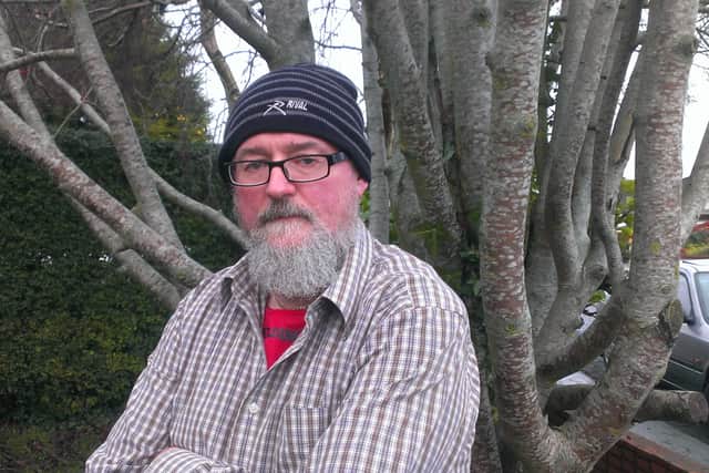 Anthony McIntyre, pictured outside his home in the Republic of Ireland, December 2014
