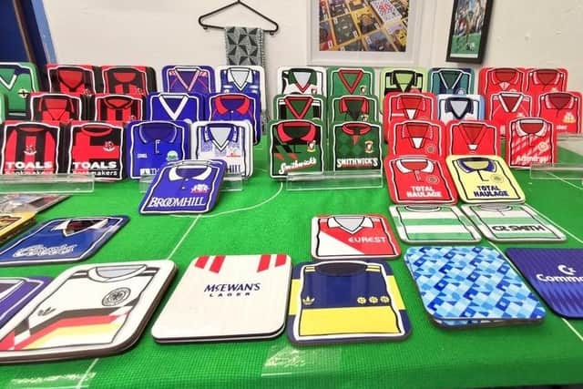 Some of retro kit coasters for sale