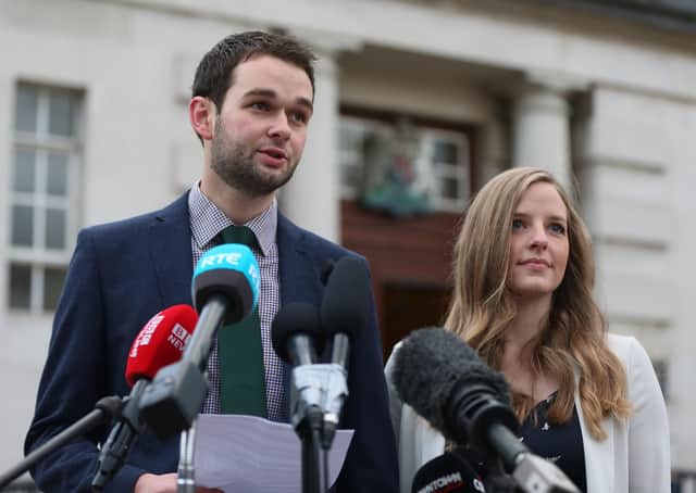 Daniel and Amy McArthur of Ashers, who spent four years locked in court proceedings over the so-called 'gay cake' row