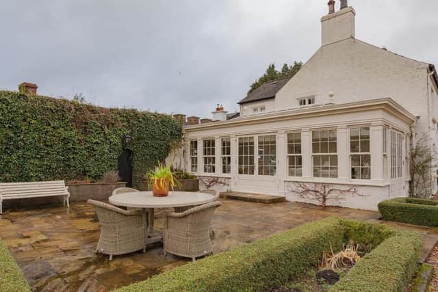 The property has been expanded over the years, with the most recent addition a ‘Hampton’s’ orangery