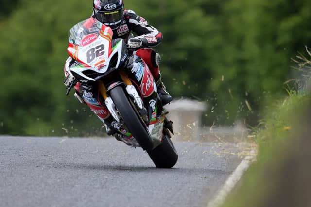 Derek Sheils set his fastest ever lap at 132.041mph at the Ulster Grand Prix in 2017. Picture: Stephen Davison/Pacemaker Press.