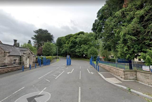 Outside Cookstown High School  Photo courtesy of Google