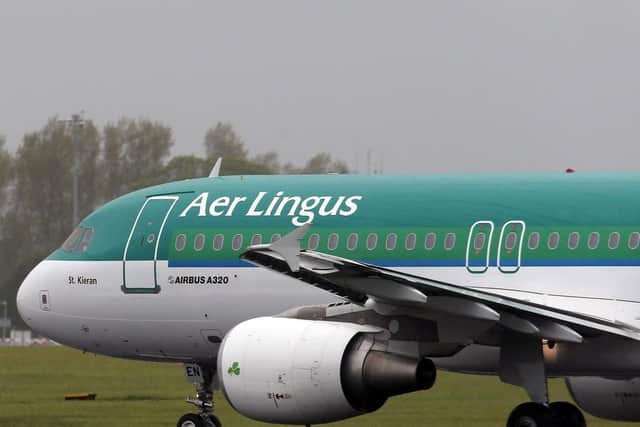 Aer Lingus confirmed the woman who tested positive to having COVID-19 in Northern Ireland traveled with the airline from northern Italy to Dublin. (Photo: PA)