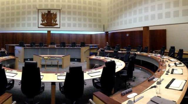 Causeway Coast and Glens Council chamber