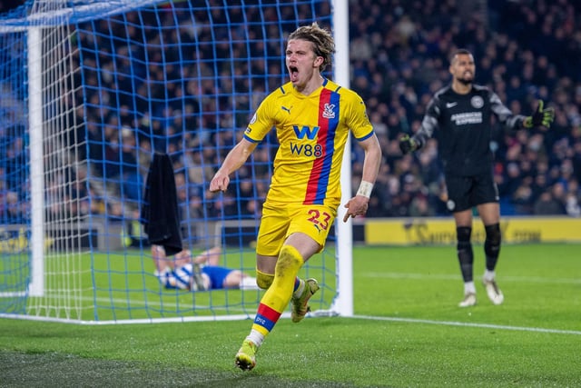 Conor Gallagher - The former Leeds United target has an average match rating of 7.45 so far this season. In 18 games, he has 10 goal contributions for Crystal Palace, with seven goals and three assists.