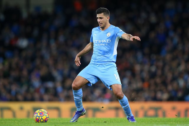 Rodri - The Man City player has been a star performer for Pep Guardialo's side this term. He has an average match rating of 7.35.