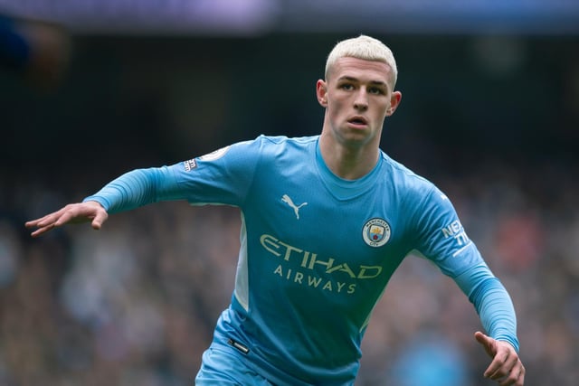 Phil Foden - The Man City midfielder has an average match rating of 7.26 this season and eight goal contributions in 11 appearances.
